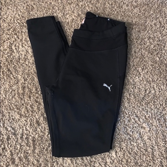Puma Pants - Puma Black Athletic Leggings